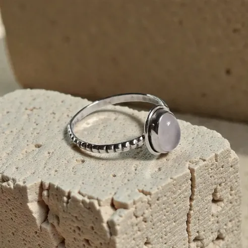 Bague Nelys Quartz Rose – Douceur Émotionnelle & Amour