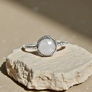 Bague Nimé Pierre de Lune – Intuition, Douceur & Connexion