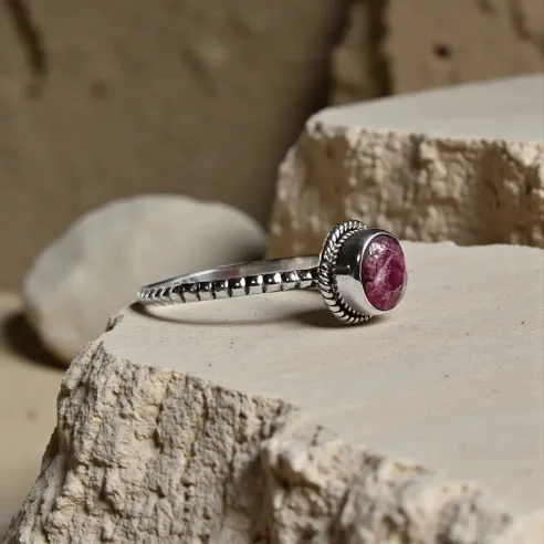 Bague Nimé Rhodochrosite – Guérison douce & Joie Intérieure