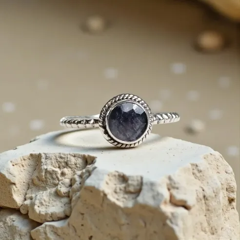 Bague Nimé Saphir – Sagesse, Concentration & Clarté Mentale