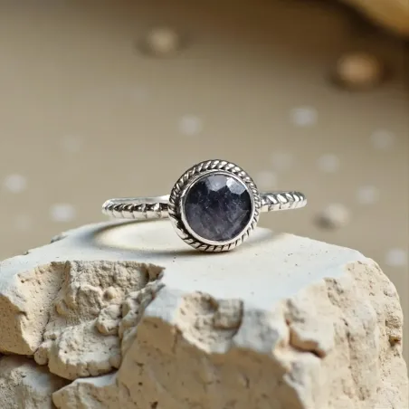 Bague Nimé Saphir – Sagesse, Concentration & Clarté Mentale