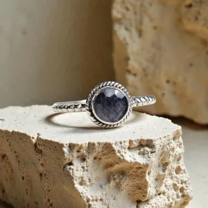 Bague Nimé Saphir – Sagesse, Concentration & Clarté Mentale