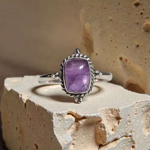 Bague Orane Améthyste – Élégance & Harmonie Spirituelle