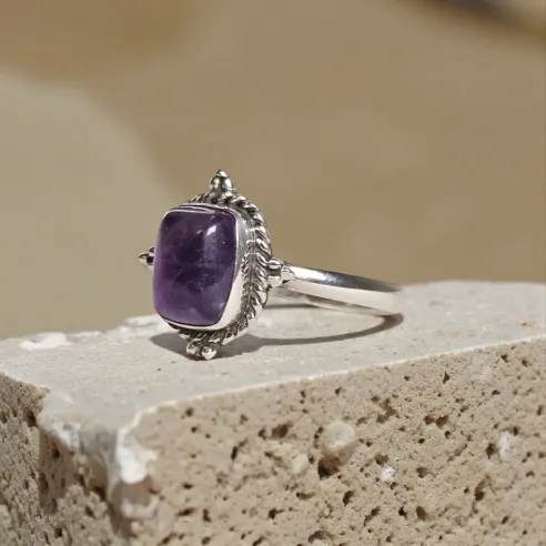 Bague Orane Améthyste – Élégance & Harmonie Spirituelle