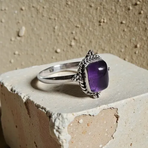 Bague Orane Améthyste – Élégance & Harmonie Spirituelle