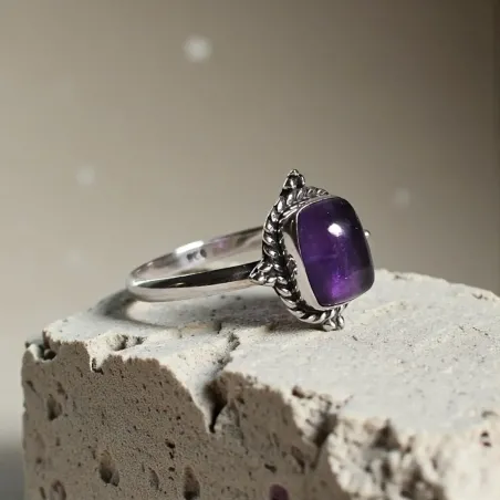 Bague Orane Améthyste – Élégance & Harmonie Spirituelle