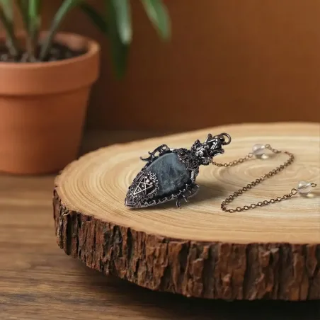 Pendule Witchy Labradorite – Intuition Protectrice