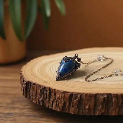 Pendule Witchy Lapis Lazuli – Clairvoyance & Protection
