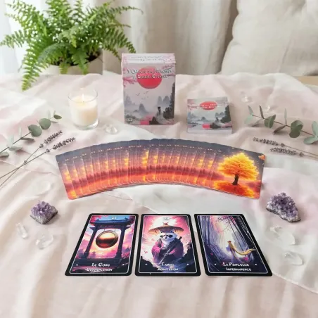 Oracle des Mémoires du Sakura Éternel – Cartes divinatoires