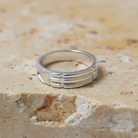 Bague atlante argent massif – Bijou spirituel en argent 925