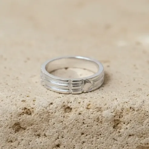 Bague atlante argent massif – Bijou spirituel en argent 925