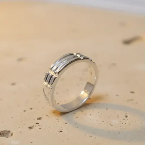 Bague atlante argent massif – Bijou spirituel en argent 925