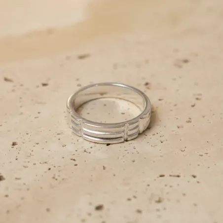 Bague atlante argent massif – Bijou spirituel en argent 925