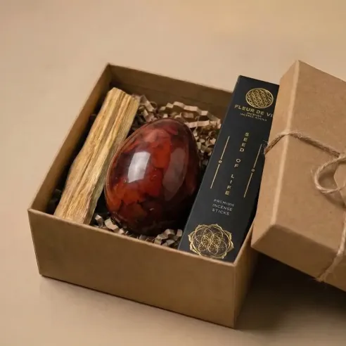 Coffret découverte lithothérapie Cornaline