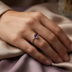 Bague Amélie Améthyste – Élégance & Harmonie Spirituelle