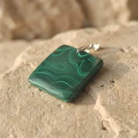 Pendentif Malachite Maïa – Transformation & Émotionnel