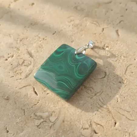 Pendentif Malachite Maïa – Transformation & Émotionnel