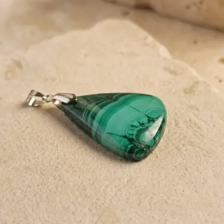 Pendentif Malachite Oraya – Transformation & Émotionnel